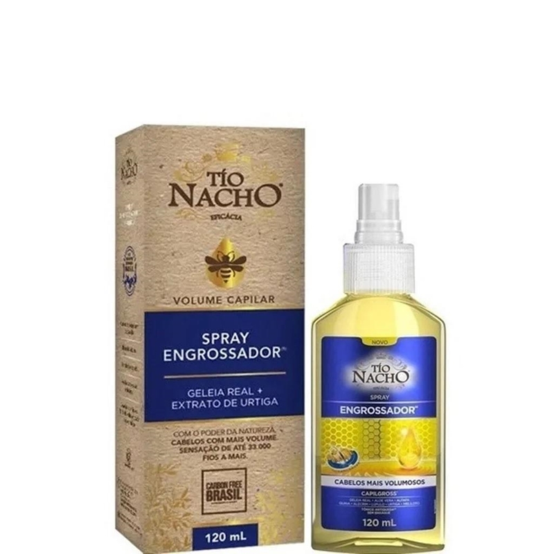 T O Nacho Spray Engrossador T Nico Antiqueda Ml Mais Vaidosa T O