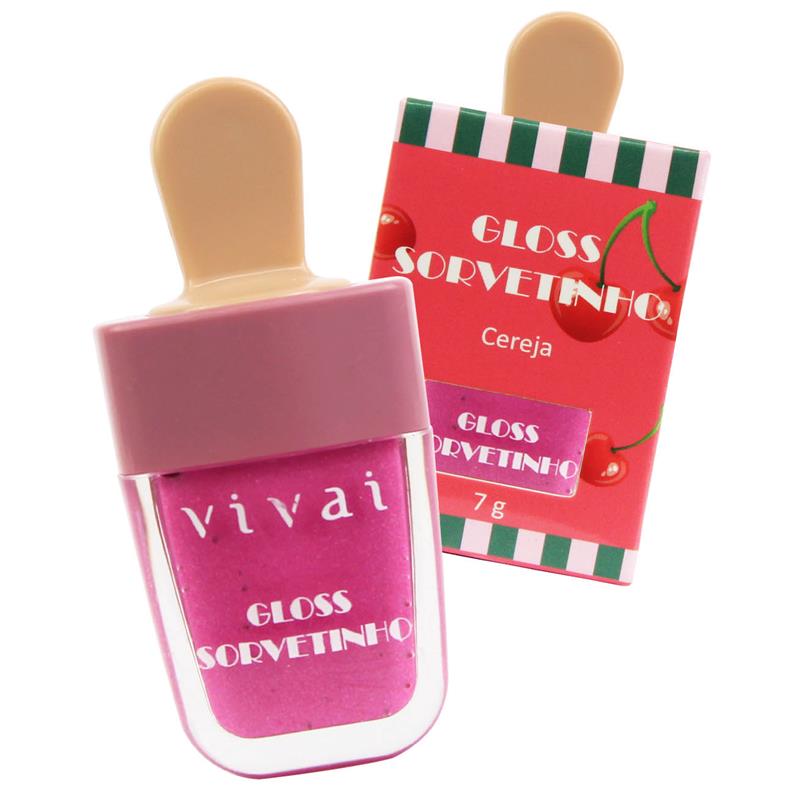 Gloss Sorvetinho Vivai  Mais Vaidosa - Gloss Sorvetinho Vivai