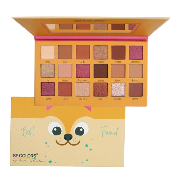 Paleta De Sombras Best Friend SP Colors A Mais Vaidosa Paleta De