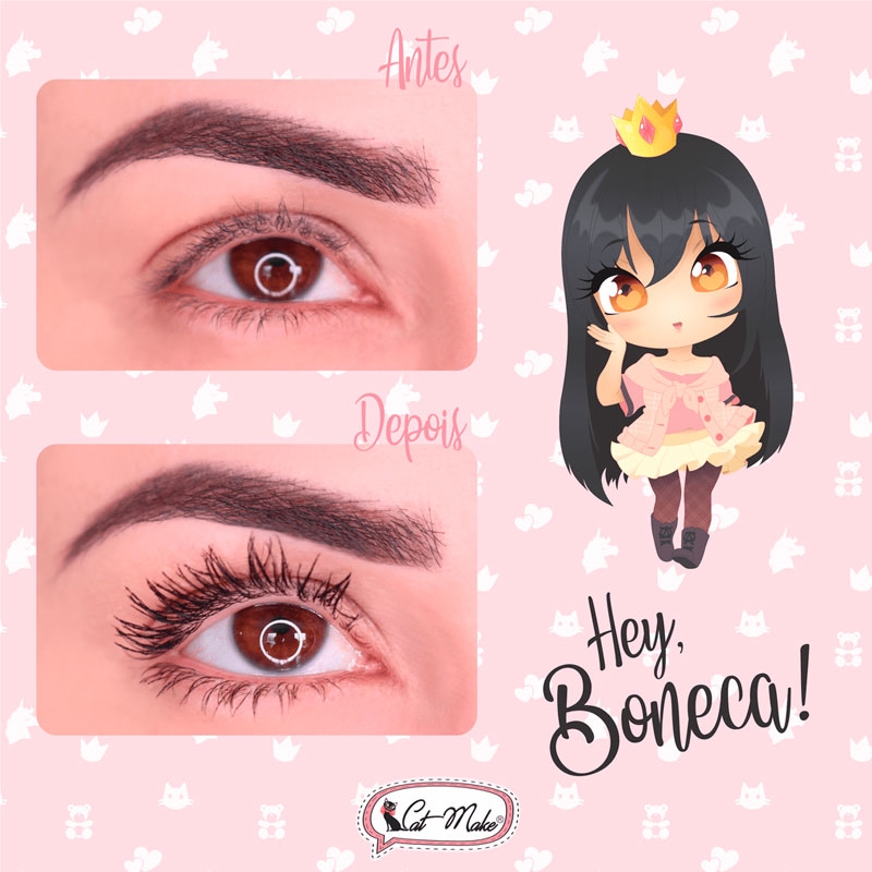 Cílios de boneca makeup