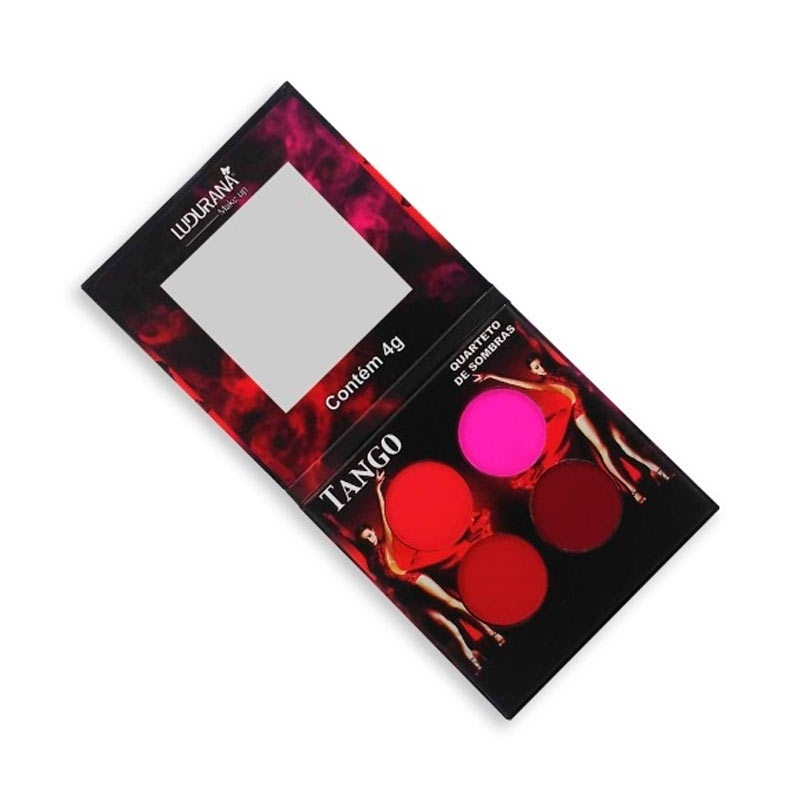 Quarteto de Sombras Matte Tango Ludurana Mais Vaidosa Quarteto de Sombras Matte Tango