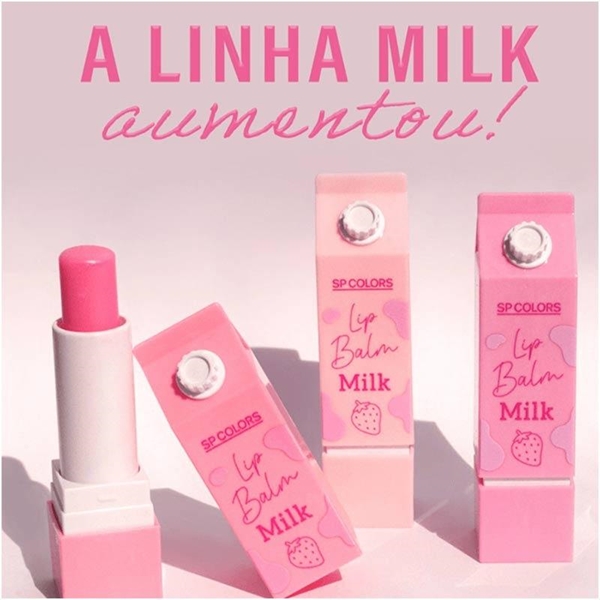 Lip Balm Hidratante Labial Coleção Milk SP Colors Mais Vaidosa Lip