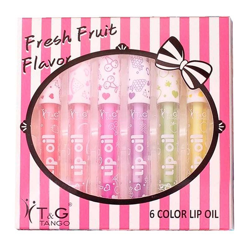 Kit 6 Lip Oil T&G Mais Vaidosa Kit 6 Lip Oil T&G Importados