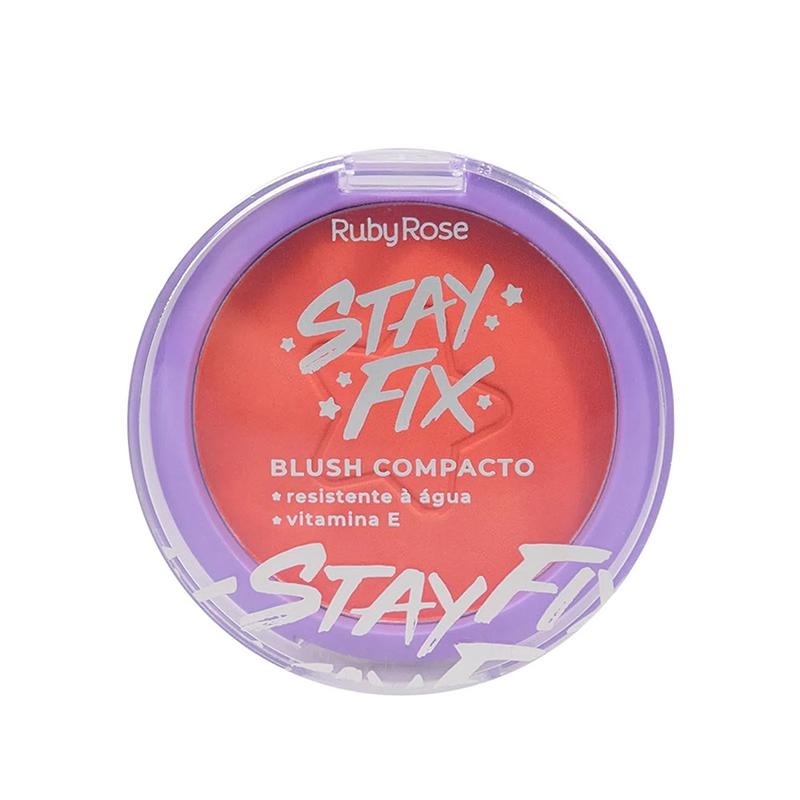 Blush Compacto Stay Fix Ruby Rose G Mais Vaidosa Blush Compacto